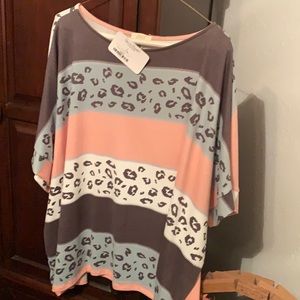 Dolman Sleeve Leopard Top